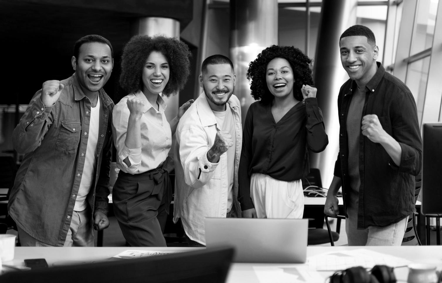 Professional working on financial models and business projections